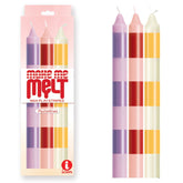 Icon Brands The 9's Make Me Melt Drip Candles 3 Pack Pastellines - - Bath and Intimate Fragrances